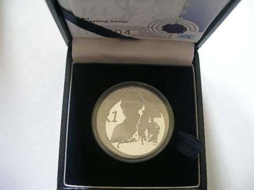 5X 1R SILVER COINS- 2005 LUTHULI TO 2008 GHANDI