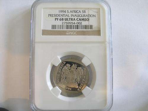 R5 Mandela Inauguration PF68 Ultra Cameo