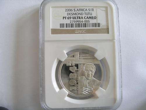 2006 Desmond Tutu PF69 Ultra Cameo