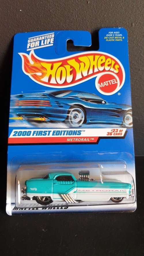 Hot Wheels Metro Rail First Edition from the year 2000, 18 years old.