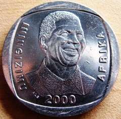 NELSON MANDELA 2000 R5 COIN
