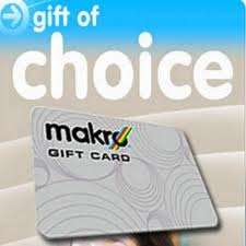 R250.00 Makro Gift Voucher VALUE - Free Shipping @ R195.00