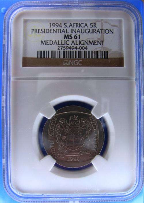 YOUR PRES INAUGURATION SET IS NOT COMPLETE WITHOUT THIS COIN - MINT ERROR NGC GRADED