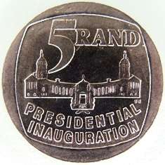 1994 NELSON MANDELA PRESIDENTIAL INAUGURATION FDC WITH R5