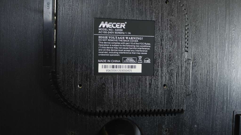 Mecer LCD Monitor 20 inches A2056 20`