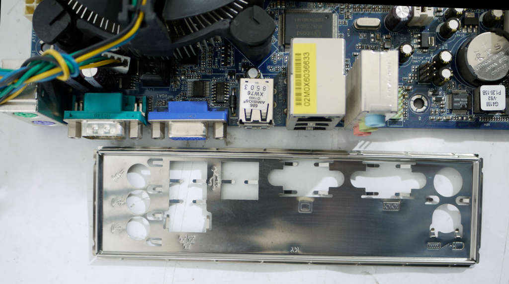 ASRock Motherboard combo Intel core 2 Duo CPU E7500 LGA775 (SOLD FOR PART)