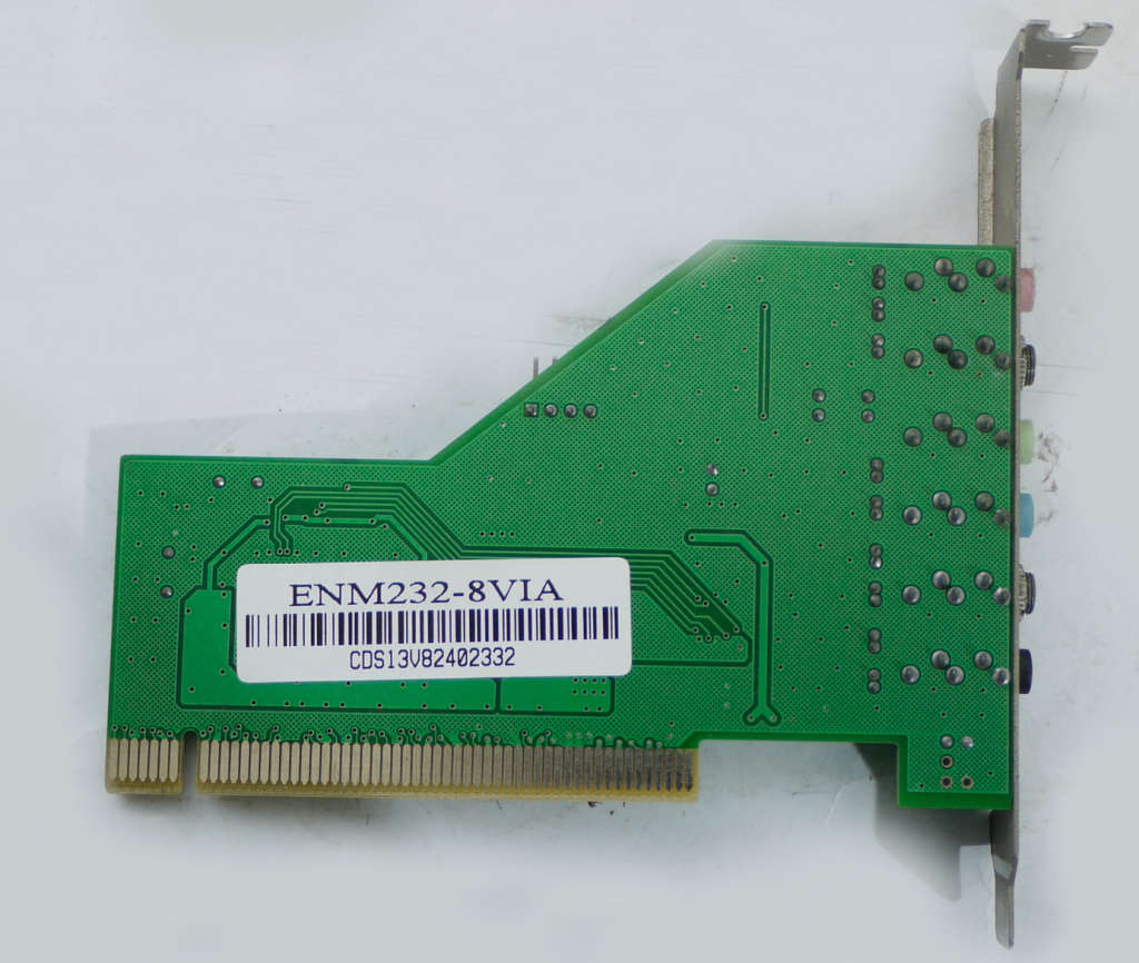 Sound card PCI - ENCORE ENM232-8VIA 7.1 Channels 24-bit 96KHz Surround Sound Card