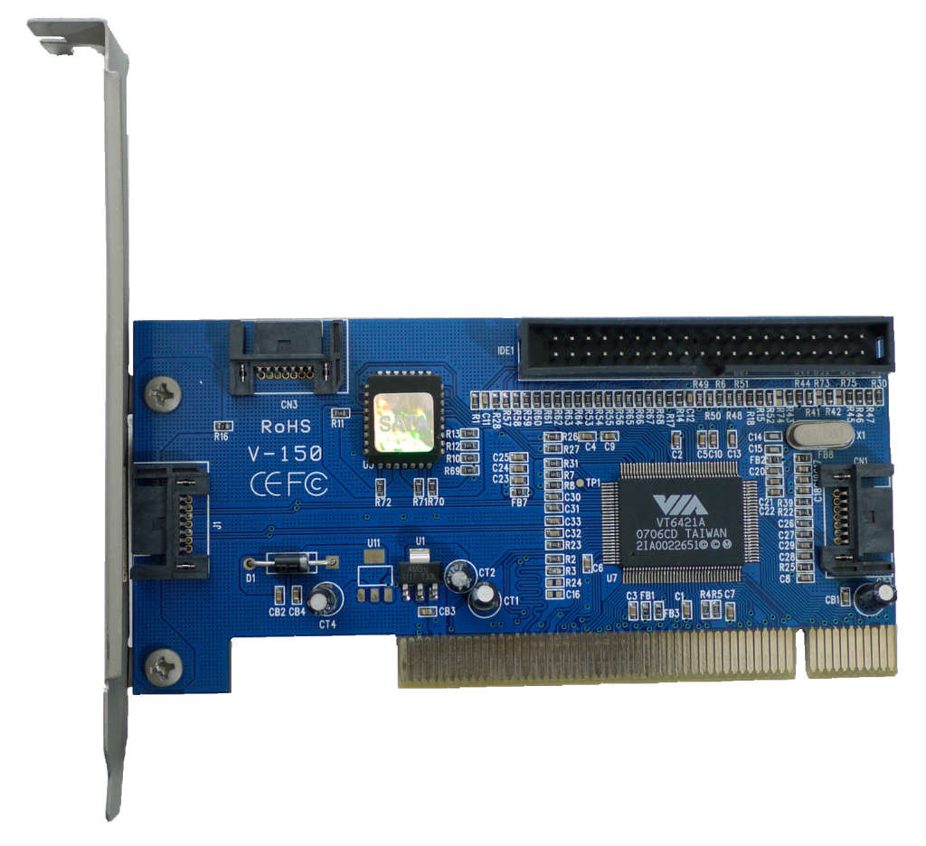 VIA 3Port SATA RAID and IDE Controller PCIE Card