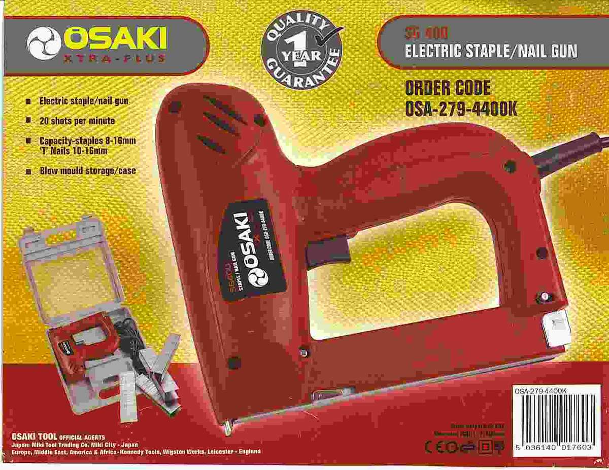 Electric staple /nail gun