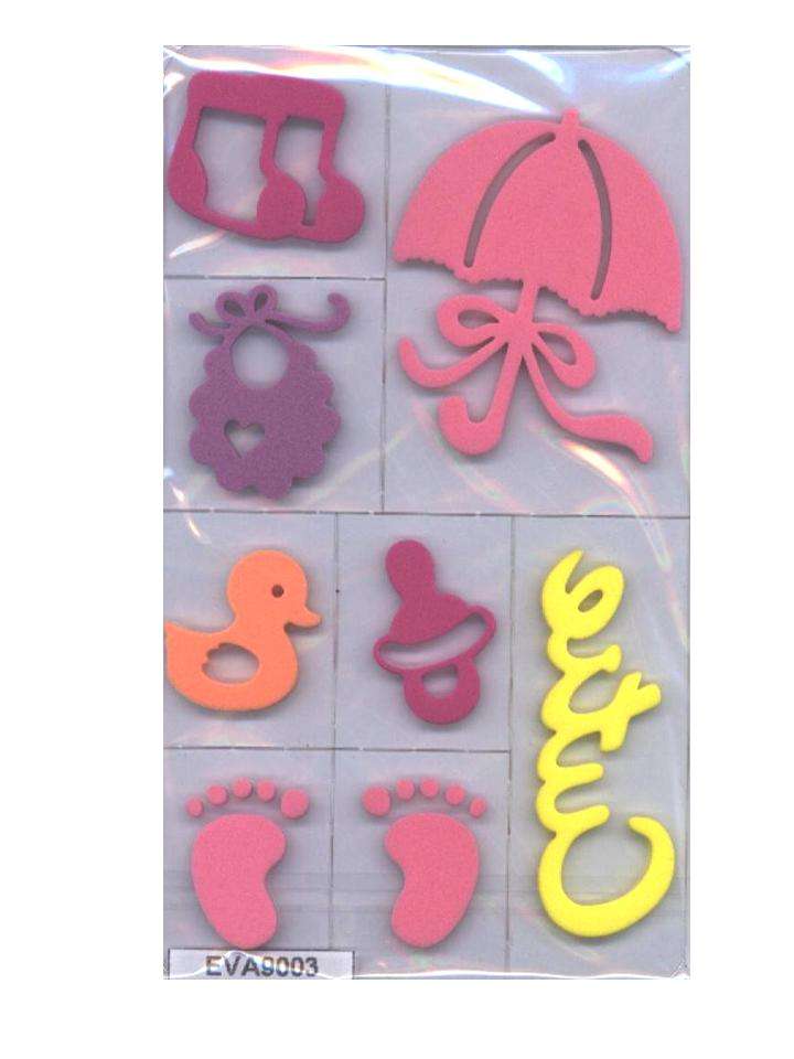 BABY- foam stamps - pack size 175x100mm