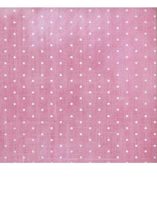 PINK WITH WHITE DOT DESIGN SCRAPBOOK PAPER - 8X8 INCHES (20cmx20cm)