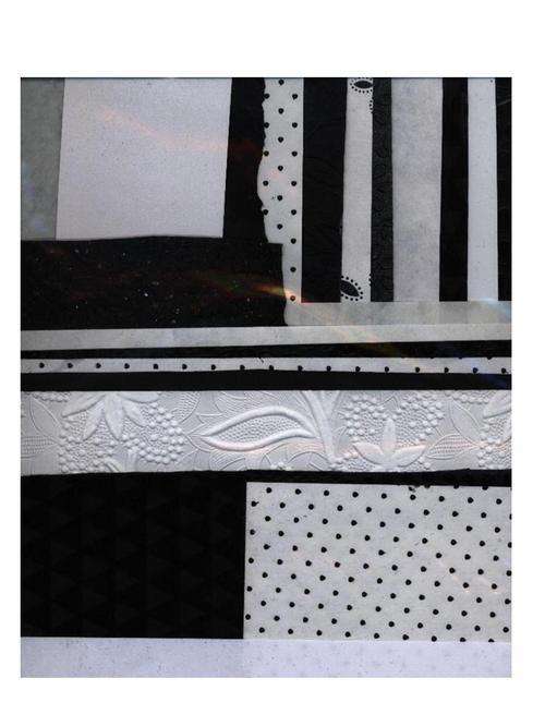 POTLUCK PAPER - BLACK & WHITE - Various shades of  textured paper in various sizes