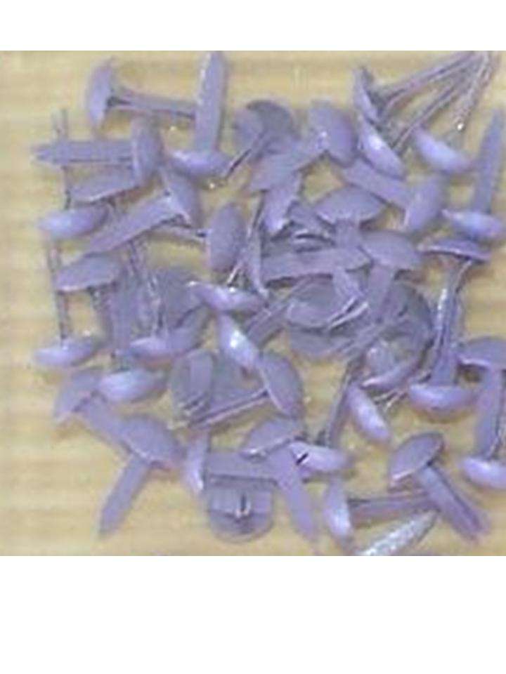 BRADS:  Light Purple   small round  - 25 per packet