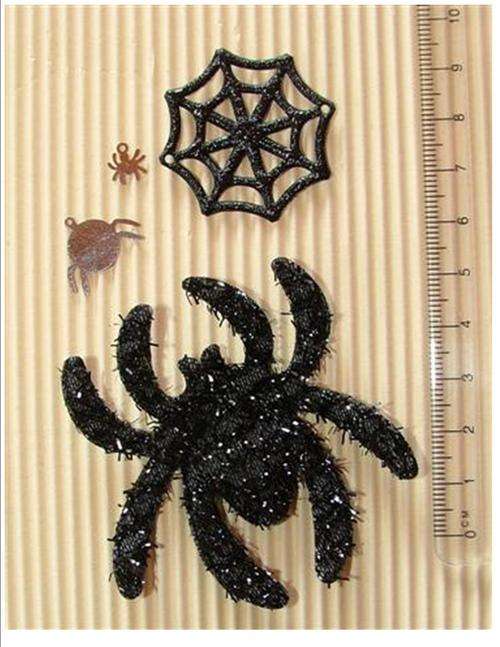 FABRIC DECORATION BOYZ SPIDER - 4 items per packet