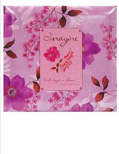 SCRAPBOOKING album - beautiful front cover - colour - purple/pink  size 12x12 with 20 pages