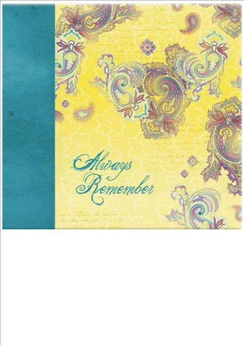 ON SPECIAL - SCRAPBOOKING ALBUM - 12x12  - ALWAYS REMEMBER