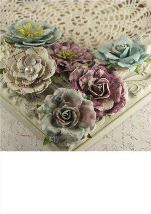 PALOMA COLLECTION:  6 beautiful flowers pack size 115mmx180mm