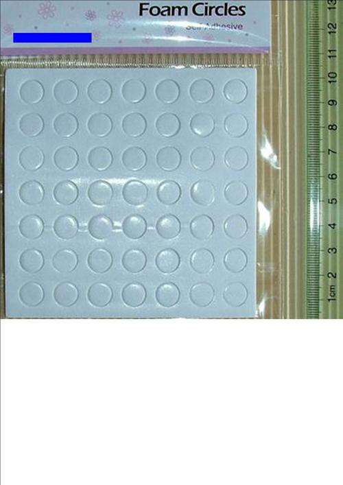 FOAM TAPE - circles :  10mm x 49 dots