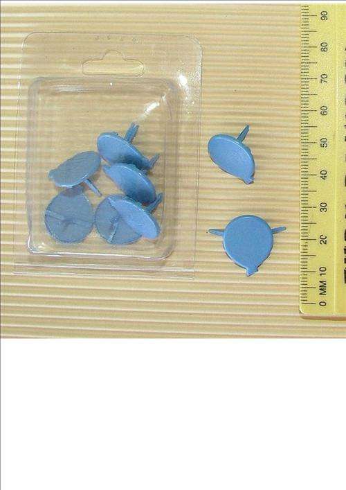BALLOON BRADS colour blue - 8 per packet