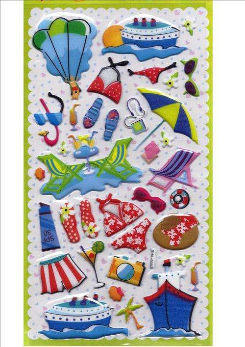 THICK GLITTER EMBELLISHMENT - HOLIDAY - pack size 140x245mm