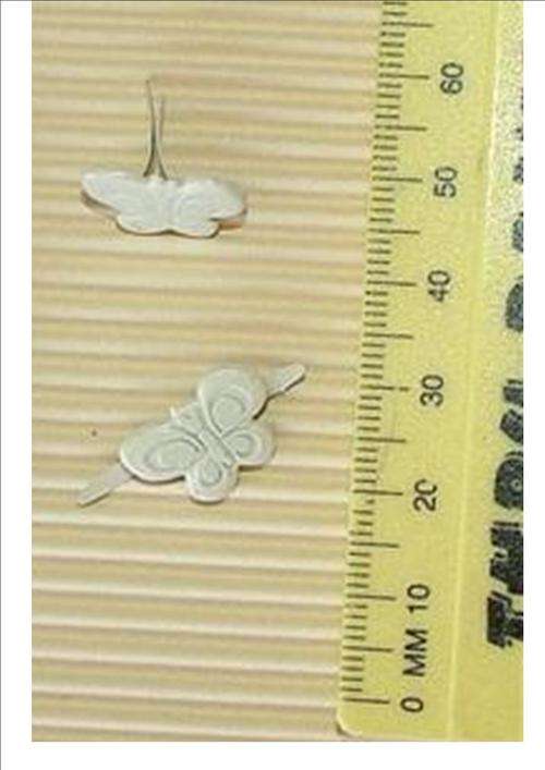 BUTTERFLIES:  colour BEIGE 12 per packet