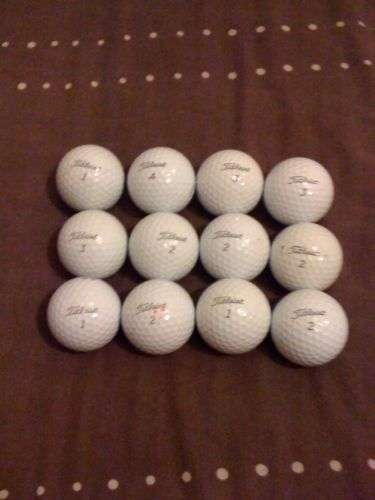 12 Titleist Pro v1x Golf balls Good Playable condition R1 No reserve!