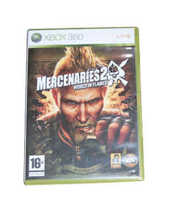 Mercenaries 2 World in Flames  XBOX 360 game boxed with manual MINT CONDITION