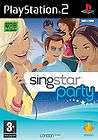 SINGSTAR PARTY  with 2 SONY MICROPHONES!!!!!     PLAYSTATION 2 GAME PS2 original PAL GREAT VALUE!!!
