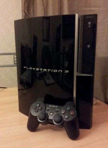 40GB PlayStation 3 Console PS3 controller and 3 games   No Reserve BARGAIN!!