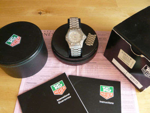 Tag Heuer Mens Watch Tag Heuer 2000 - authentic + all papers and boxed 100% ORIGINAL