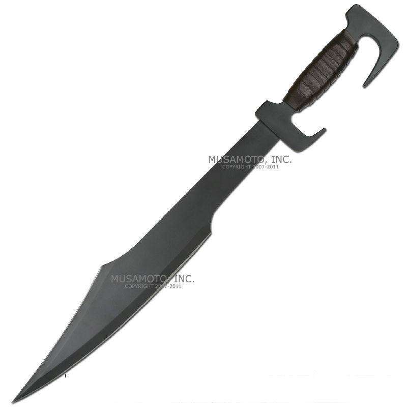 King Leonidas 300 Spartan Movie Carbon Steel Sword with sheath STUNNING !!!