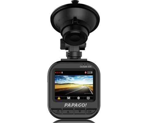 Papago GoSafe 535 Super HD Dash Camera with 32Gb SD Card available with optional GPS Module
