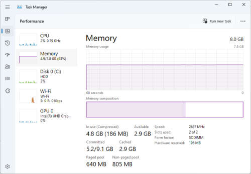 HP NOTEBOOK i5 10TH GEN - 8GB RAM - 1TB HDD - Windows 11 (15.6`)