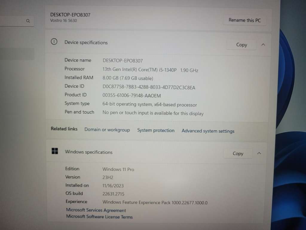 Dell Vostro 16 5630 i5 13th Gen Laptop