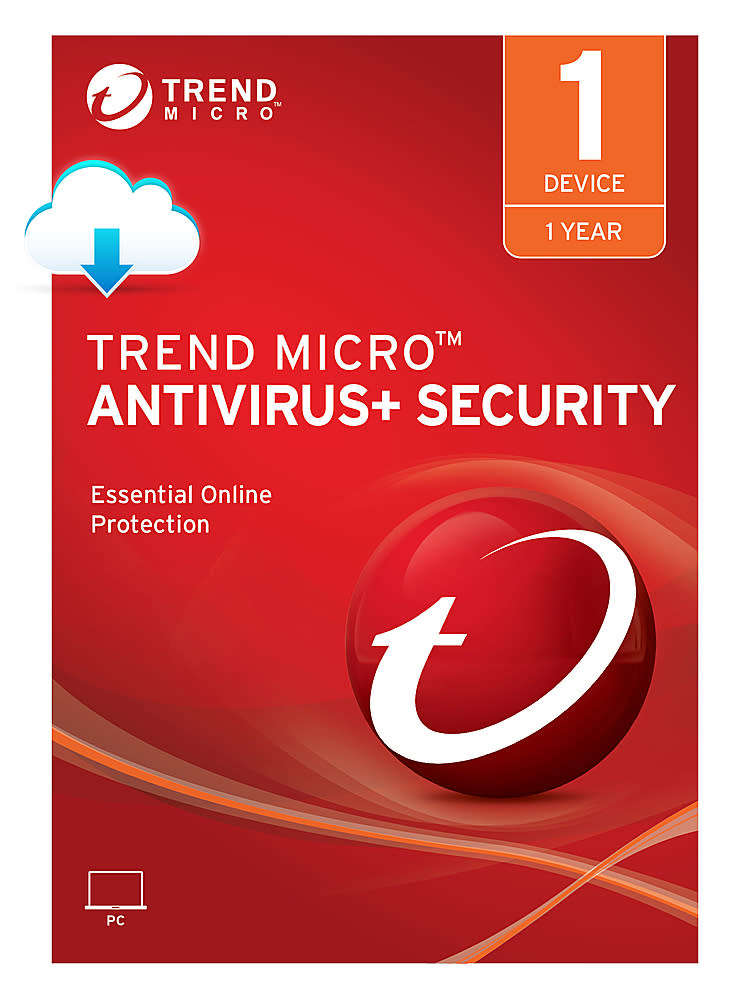 Trend Micro Antivirus Plus 1 Year 1 Device