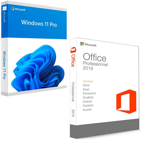 Microsoft Office 2019 Professional + Windows 11 Professional