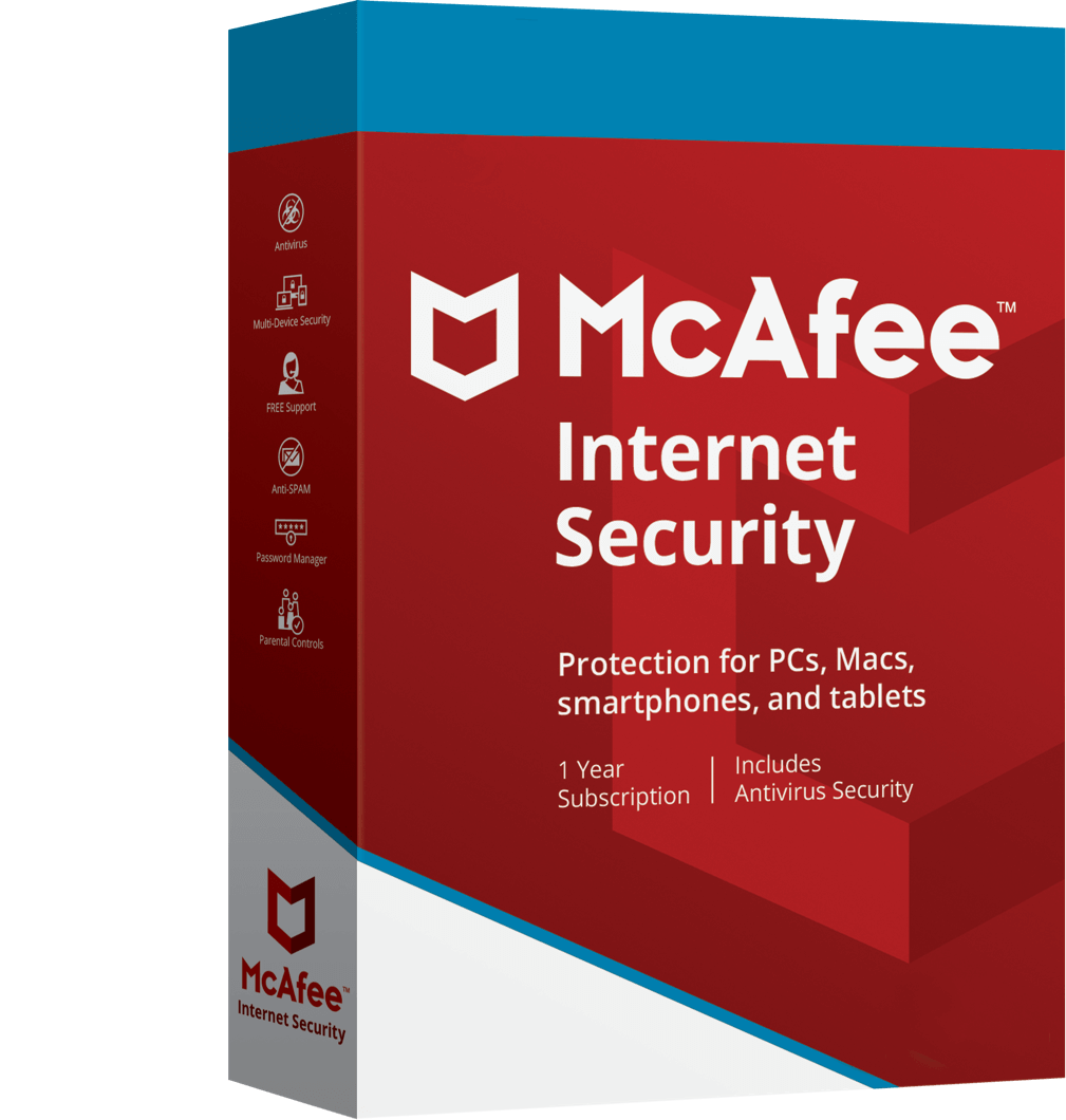 McAfee Internet Security 1 Year 1 Device