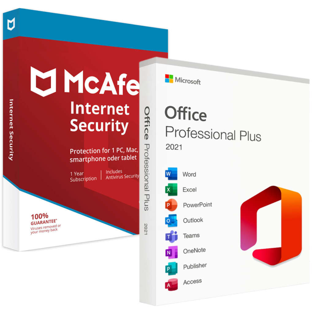 Microsoft Office 2021 Professional + Mcafee