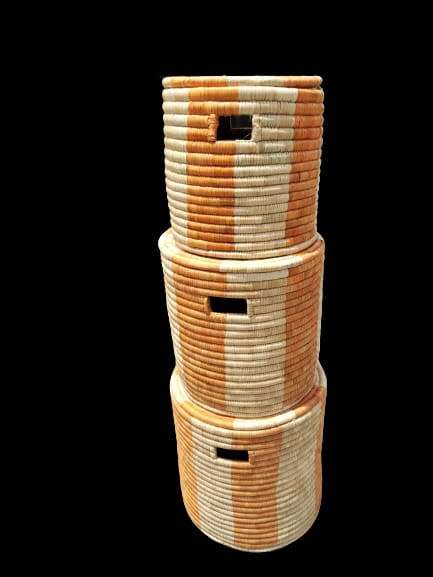 Medium Classic Malawi Cane Laundrey Baskets