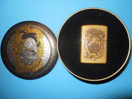 HARLEY DAVIDSON RARE LIMITED EDITION ZIPPO LIGHTER - hardly used!!