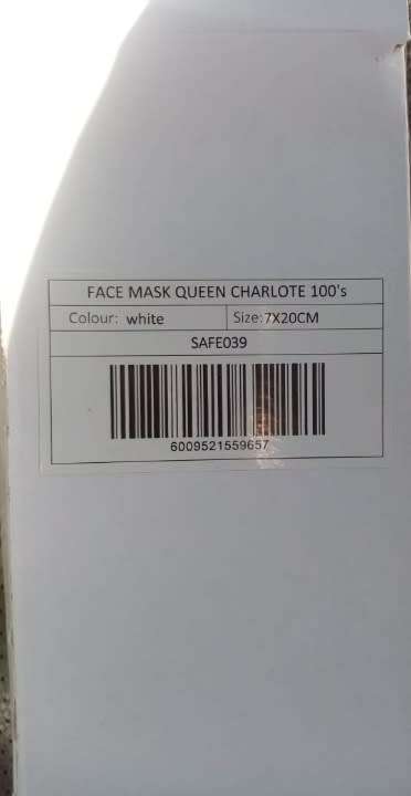 Box of 100 pc disposable 2 PLY medical surgical  face paper mask