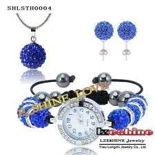 Dark Blue Shamballa watch Set-please see description