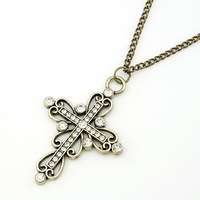 crystal Cross Necklace