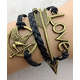Infinity Bracelets Black and Bronze Mockingjay