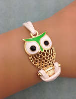 **Discounted Shipping** Infinity Bracelet white owl