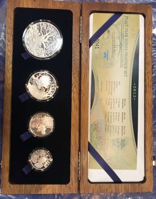 2012 Peace Parks Silver Prestige Set- Scarce