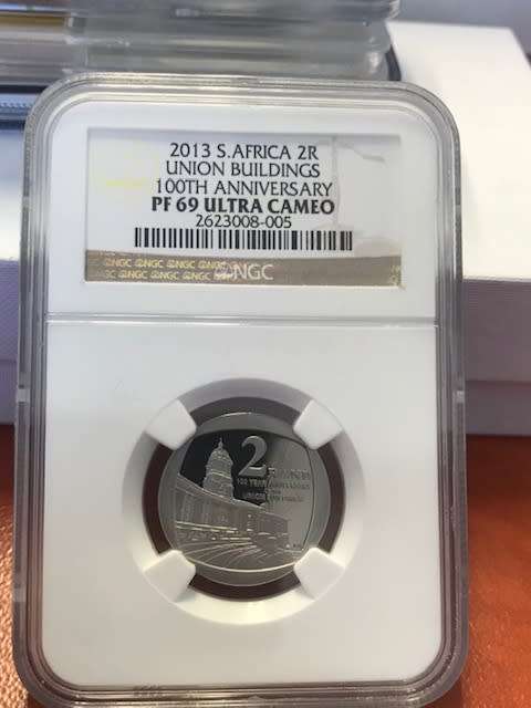 SCARCE R2 Union Buildings 100th Anniversary PF 69 CAMEO