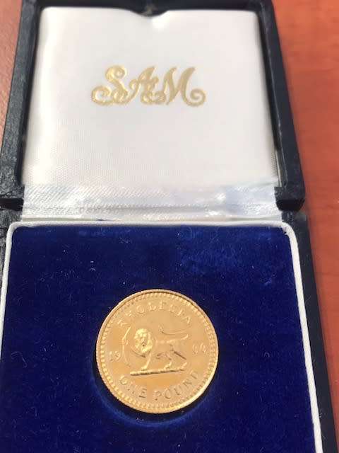 1966 Rhodesian Proof One Pound -- Scarce Coin in Proof.