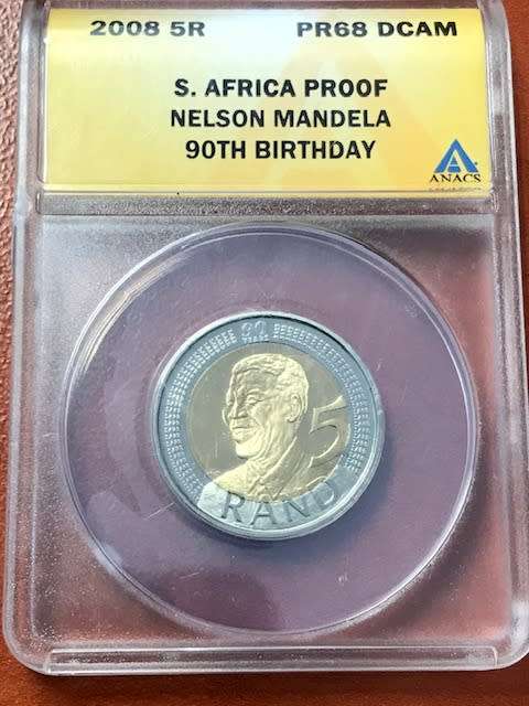 2008 R5 Mandela Proof 68