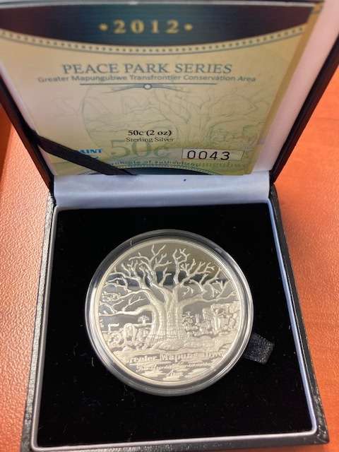 2012 Peace Park 2 Oz Silver 50c